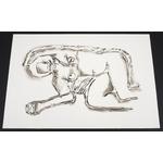 Tom Wesselmann MONICA LYING ON HER SIDE WITH SCRIBBLE Lithograph, 61